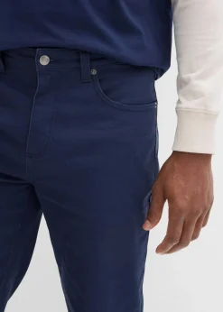 Herren bonprix Hosen|Basics|Classic Fit Stretch-Hose, Straight