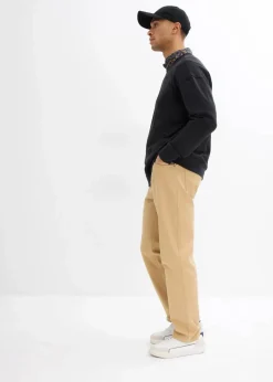 Clearance Classic Fit Stretch-Hose, Straight Herren Hosen|Basics