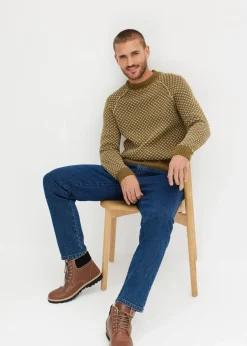 Sale Classic Fit Stretch-Jeans, Straight Herren Große Größen|Basics