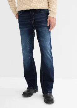 Sale Classic Fit Stretch-Jeans mit Bequembund, Bootcut Herren Jeans