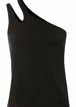 Damen bonprix Shirts & Tops|Nachhaltigere Materialien|Cold-Shoulder Top mit Bio-Baumwolle