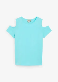 Kinder bonprix Mädchen 9-16 Jahre·Shirts & Blusen|Mädchen 2-8 Jahre·Nachhaltigere Materialien|Cold-Shoulder-Shirt aus reiner Bio-Baumwolle