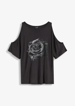 New Cold-Shoulder-Shirt aus Viskose Damen Nachhaltigere Materialien|Shirts & Tops