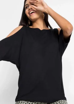 Hot Cold-Shoulder-Shirt aus Viskose Damen Shirts & Tops|Nachhaltigere Materialien
