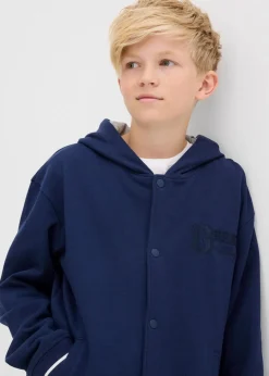 Online College-Sweatjacke mit Kapuze aus reiner Bio-Baumwolle Kinder Jungen 9-16 Jahre·Sweat & Strick|Jungen 2-8 Jahre·Nachhaltigere Materialien