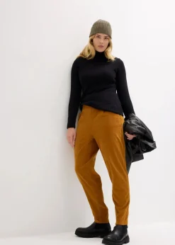 Damen bonprix Hosen|Nachhaltigere Materialien|Cordhose aus Bio-Baumwolle