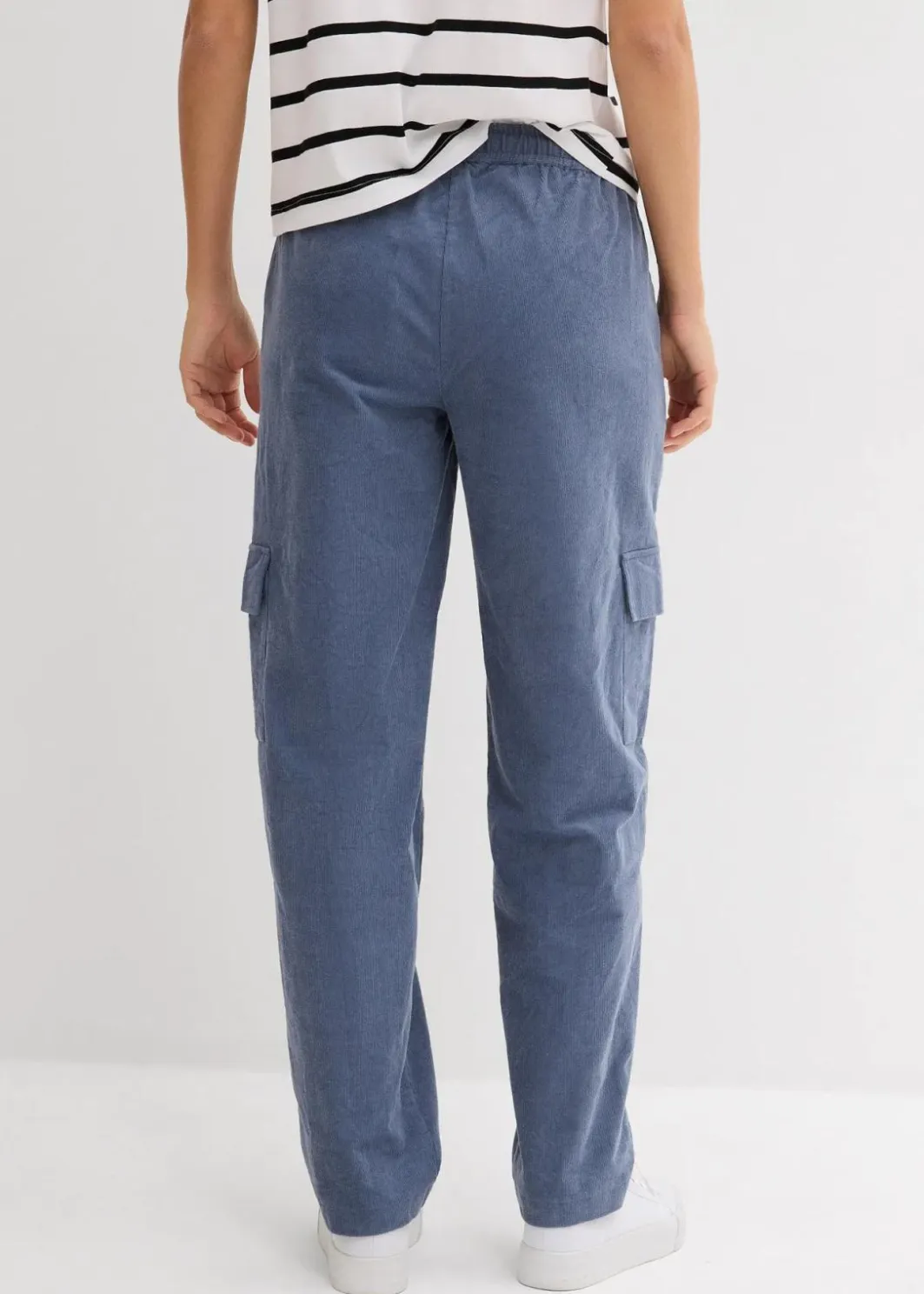 Damen bonprix Bekleidung·Kleider|Hosen|Cordhose im Barrel-Shape