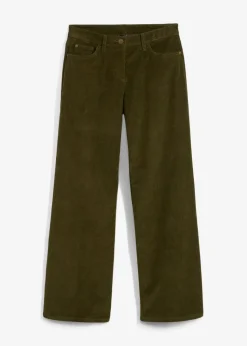 Damen bonprix Hosen|Bekleidung·Kleider|Cordhose im Marlene-Stil