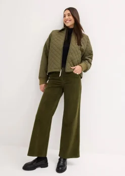 Damen bonprix Hosen|Bekleidung·Kleider|Cordhose im Marlene-Stil