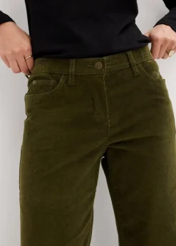Damen bonprix Hosen|Bekleidung·Kleider|Cordhose im Marlene-Stil