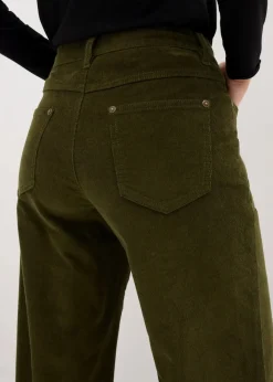 Damen bonprix Hosen|Bekleidung·Kleider|Cordhose im Marlene-Stil