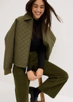 Damen bonprix Hosen|Bekleidung·Kleider|Cordhose im Marlene-Stil