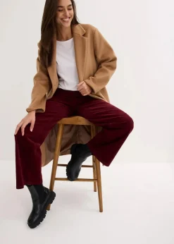Online Cordhose im Marlene-Stil Damen Bekleidung·Kleider|Hosen