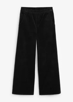 Damen bonprix Hosen|Bekleidung·Kleider|Cordhose mit Bequembund, High Waist