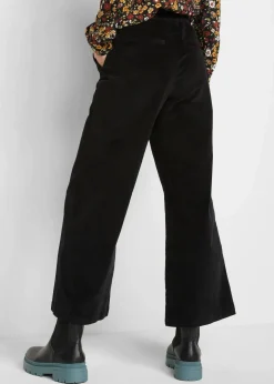 Damen bonprix Hosen|Bekleidung·Kleider|Cordhose mit Bequembund, High Waist