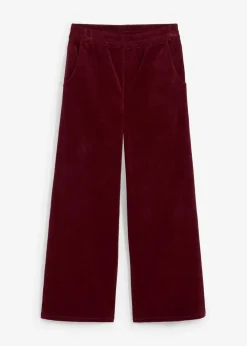 Damen bonprix Hosen|Bekleidung·Kleider|Cordhose mit Bequembund, High Waist