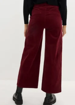 Damen bonprix Hosen|Bekleidung·Kleider|Cordhose mit Bequembund, High Waist