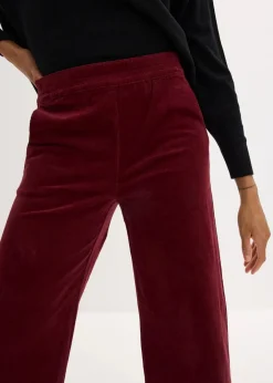 Damen bonprix Hosen|Bekleidung·Kleider|Cordhose mit Bequembund, High Waist