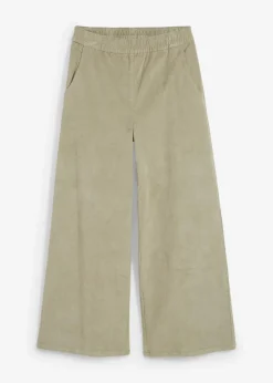 Damen bonprix Bekleidung·Kleider|Hosen|Cordhose mit Bequembund, High Waist