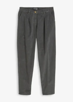 Damen bonprix Bekleidung·Kleider|Hosen|Cordhose mit Bio-Baumwolle, Balloon-Fit