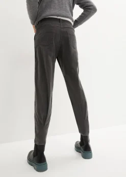 Damen bonprix Bekleidung·Kleider|Hosen|Cordhose mit Bio-Baumwolle, Balloon-Fit