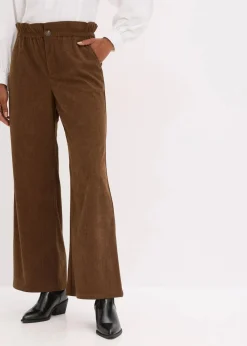 Hot Cordhose mit weitem Bein Damen Hosen