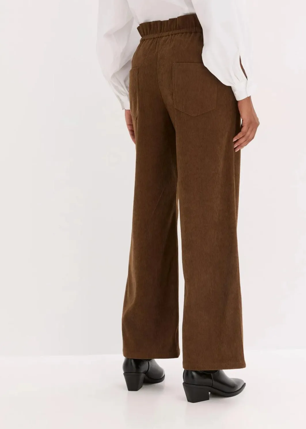 Hot Cordhose mit weitem Bein Damen Hosen