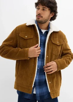 Discount Cord-Jacke mit Teddyfutter Herren Große Größen|Jacken & Mäntel