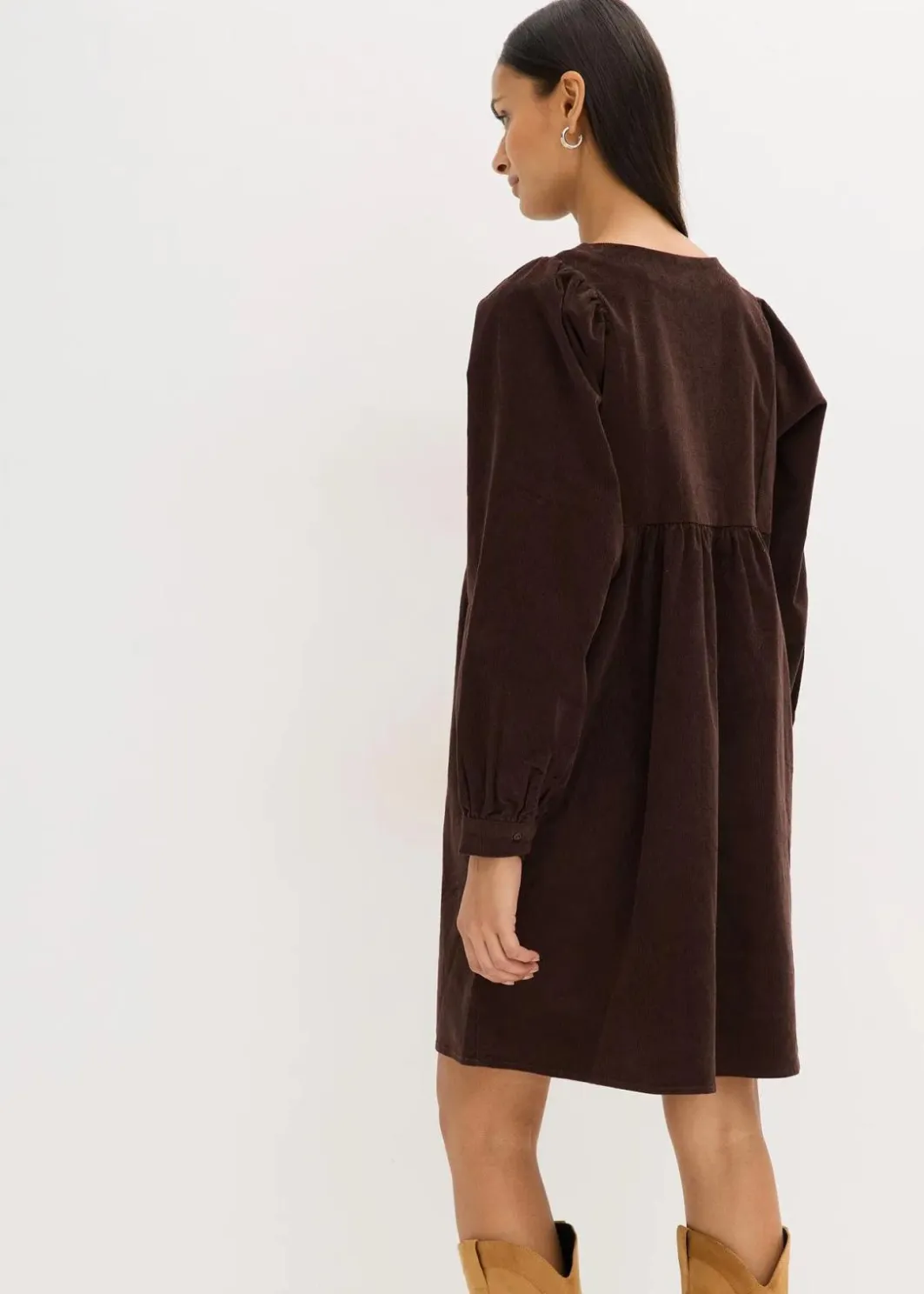 Clearance Cordkleid aus Baumwolle Damen Kleider|Bekleidung·Pullover & Strickjacken