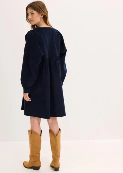 Damen bonprix Bekleidung·Pullover & Strickjacken|Kleider|Cordkleid aus Baumwolle