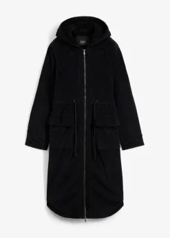 Damen bonprix Bekleidung·Hosen|Jacken & Mäntel|Cord-Mantel mit Teddy-Fleece Kapuze aus reiner Baumwolle