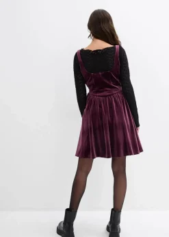 Corsagenkleid aus softem Samt Damen Kleider