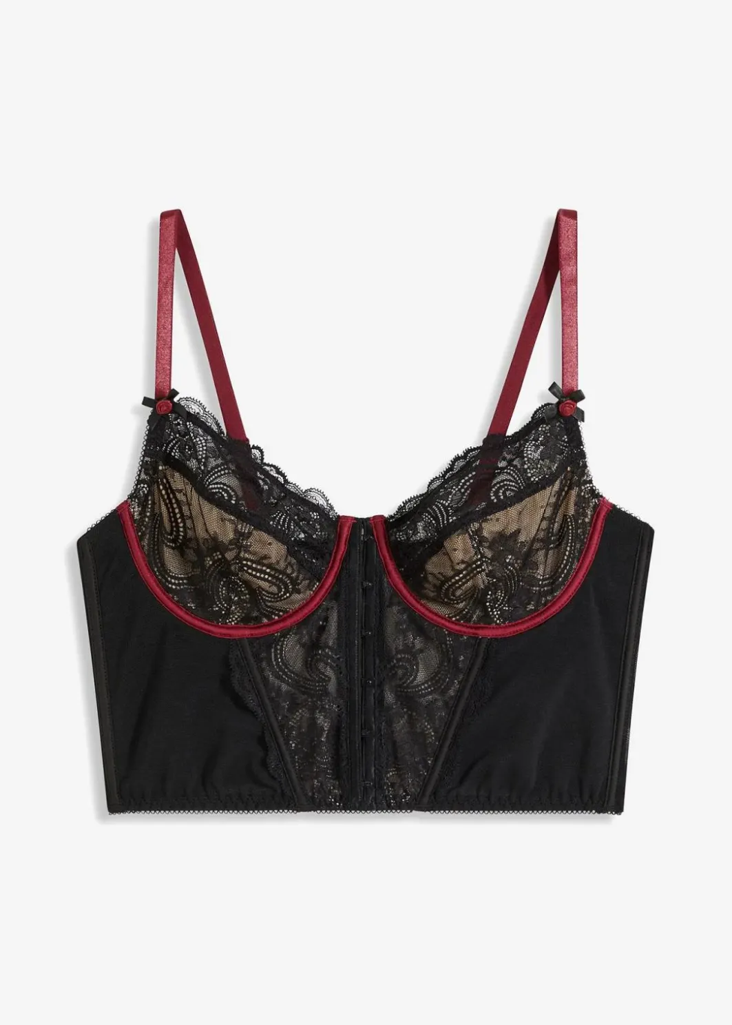 Damen bonprix Große Cups D-H|Dessous|Corsagen-Top mit Bügel
