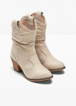 Cowboy-Boots mit Raffung Damen Schuhe & Accessoires In Spezialgrößen·Schuhe In Übergröße|Stiefeletten