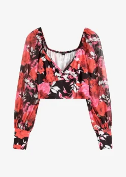 Damen bonprix Bekleidung·Jacken & Mäntel|Blusen & Tuniken|Cropped Blusentop