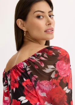 Damen bonprix Bekleidung·Jacken & Mäntel|Blusen & Tuniken|Cropped Blusentop