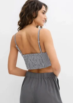 Best Cropped Top aus reiner Bio-Baumwolle (2er Pack) Damen Shirts & Tops|Nachhaltigere Materialien