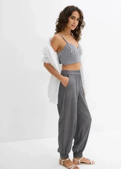 Best Cropped Top aus reiner Bio-Baumwolle (2er Pack) Damen Shirts & Tops|Nachhaltigere Materialien