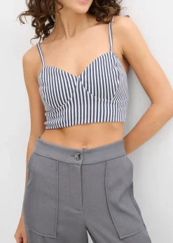 Best Cropped Top aus reiner Bio-Baumwolle (2er Pack) Damen Shirts & Tops|Nachhaltigere Materialien