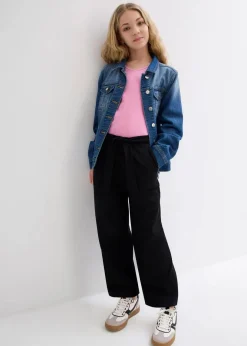 Kinder bonprix Mädchen 9-16 Jahre·Hosen & Leggings|Mädchen 2-8 Jahre·Nachhaltigere Materialien|Culotte aus Bio-Baumwolle mit elastischem Bund