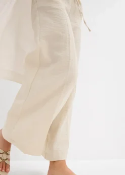 Outlet Culotte aus fließendem Viskose-Mix Damen Hosen|Bekleidung·Kleider