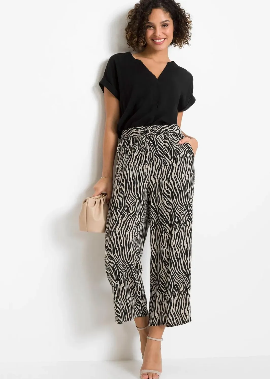 Best Culotte aus fließender Viskose Damen Bekleidung·Kleider|Hosen