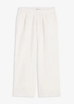 Hot Culotte aus Lochstickerei Damen Hosen