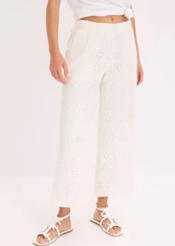 Hot Culotte aus Lochstickerei Damen Hosen
