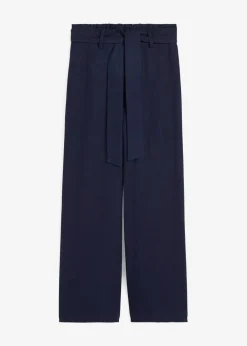 Outlet Culotte aus luftigem Leinen-Mix Damen Hosen|Bekleidung·Kleider