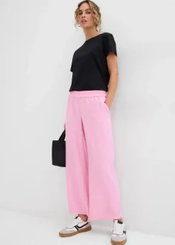 Discount Culotte aus softem Viskose-Mix Damen Bekleidung·Kleider|Hosen