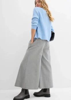 Damen bonprix Bekleidung·Kleider|Hosen|Culotte in Wolloptik