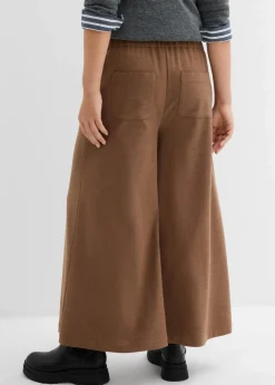 Outlet Culotte in Wolloptik Damen Hosen|Bekleidung·Kleider