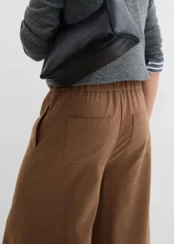 Outlet Culotte in Wolloptik Damen Hosen|Bekleidung·Kleider