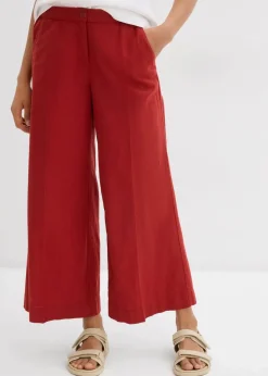 Damen bonprix Hosen|Bekleidung·Kleider|Culotte mit elastischem Bund aus Viskose-Mix